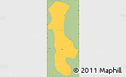 Savanna Style Simple Map of Chenggu