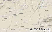 Shaded Relief 3D Map of Dali