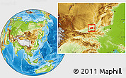 Physical Location Map of Dali