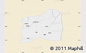 Classic Style Map of Dali, single color outside