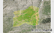 Satellite Map of Dali, semi-desaturated