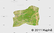 Satellite Map of Dali, single color outside