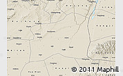 Shaded Relief Map of Dali