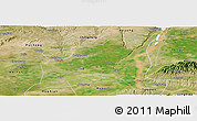 Satellite Panoramic Map of Dali