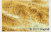 Physical 3D Map of Danfeng