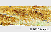 Physical Panoramic Map of Danfeng