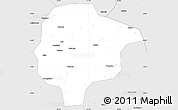 Silver Style Simple Map of Danfeng