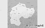 Gray 3D Map of Dingbian