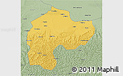 Savanna Style 3D Map of Dingbian