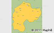 Savanna Style Simple Map of Dingbian, cropped outside