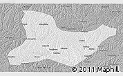 Gray 3D Map of Fu Xian