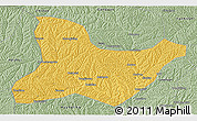 Savanna Style 3D Map of Fu Xian