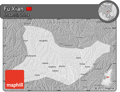 Gray Map of Fu Xian