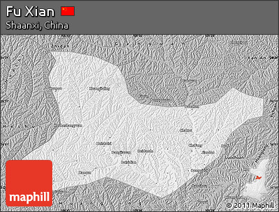Gray Map of Fu Xian