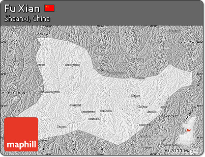Gray Map of Fu Xian