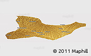 Physical Panoramic Map of Fu Xian, cropped outside