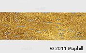 Physical Panoramic Map of Fu Xian