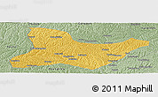 Savanna Style Panoramic Map of Fu Xian