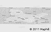 Silver Style Panoramic Map of Fu Xian