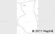Blank Simple Map of Fufeng