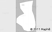 Gray Simple Map of Fufeng