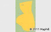 Savanna Style Simple Map of Fufeng