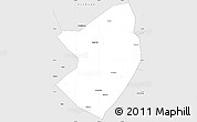 Silver Style Simple Map of Hancheng