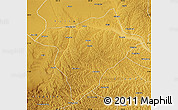 Physical Map of Hengshan