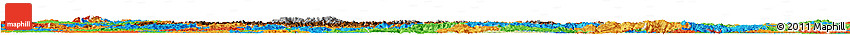 Physical Horizon Map of Shaanxi, political outside Physical Horizon Map of Shaanxi, political outside