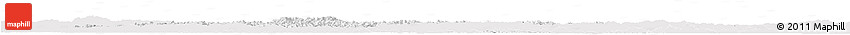 Silver Style Horizon Map of Shaanxi, single color outside