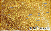 Physical 3D Map of Huangling