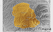 Physical 3D Map of Huanglong, desaturated