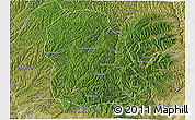 Satellite 3D Map of Huanglong