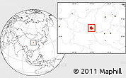 Blank Location Map of Huanglong