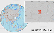 Gray Location Map of Huanglong