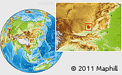 Physical Location Map of Huanglong