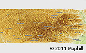 Physical Panoramic Map of Huanglong