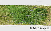 Satellite Panoramic Map of Huanglong