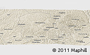 Shaded Relief Panoramic Map of Huanglong
