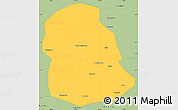 Savanna Style Simple Map of Huanglong