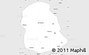 Silver Style Simple Map of Huanglong