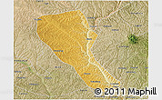 Physical 3D Map of Jia Xian, satellite outside
