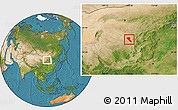 Satellite Location Map of Jia Xian
