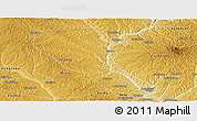 Physical Panoramic Map of Jia Xian