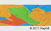 Political Panoramic Map of Jia Xian
