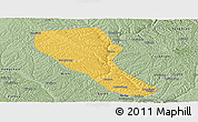 Savanna Style Panoramic Map of Jia Xian