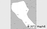 Gray Simple Map of Jia Xian
