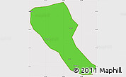 Political Simple Map of Jia Xian, cropped outside