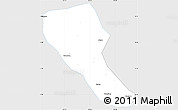 Silver Style Simple Map of Jia Xian, single color outside