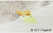 Physical 3D Map of Jingyang, lighten, semi-desaturated